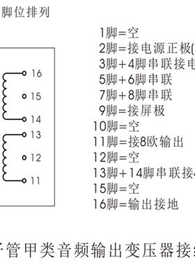 单端甲类2A3 300B KT66等电子管胆机功放输出牛(音频输出变压器)
