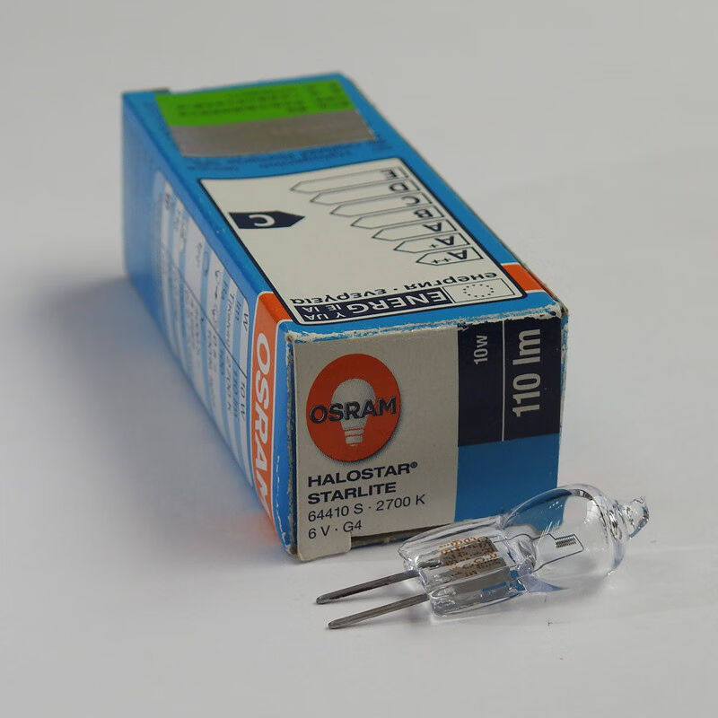 OSRAM64410S6V10WG4竖灯丝长寿命分光光度计显微镜卤钨灯10