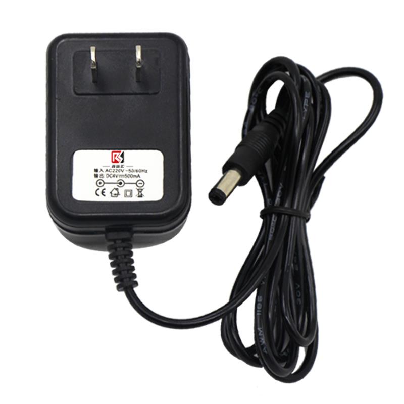 4V电子台秤充电器圆孔通用型 4V500MA商用计价电子称磅电源线