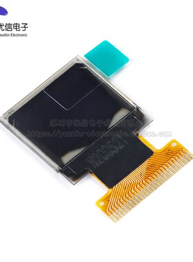 0.66寸OLED裸屏显o示液晶屏分辨率64*48 SSD1306驱动 白色/蓝色