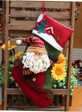 Christmas decoration?tree stocking gift bag pendant 圣诞袜