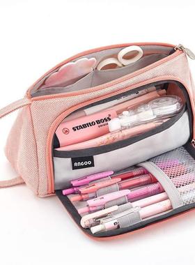 Multifunctional large capacity makeup bag candy colored