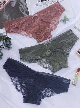 Underwear For women womens Panties knickers Breathable Lace