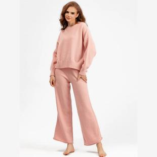 Knitted Suit Women 2023 Two Winter Sweater Piece 女针织套装