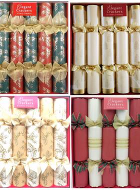 Christmas圣诞拉炮含玩具纸帽英文笑话 crakcer6支盒装12寸