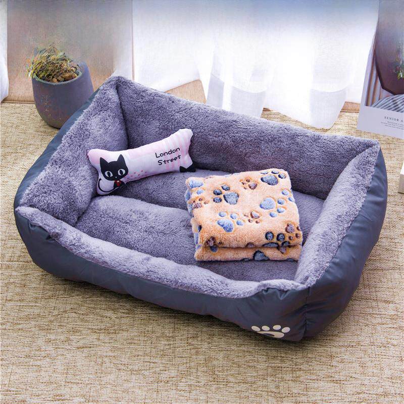 Cat Cushion Dog Bed Winter Warm Pet Dogs Donut House Dogbed