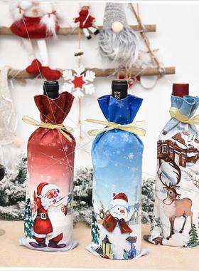 Christmas wine bag old man bottle protective case酒瓶套