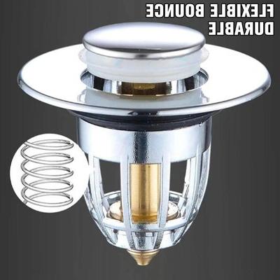 Bathroom Sink Plug Stopper Wash Basin Core Bounce Up Drain F