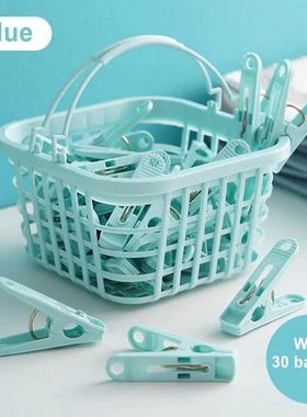 30Pcs Plastic Clothes Pegs Laundry Clothespin Clothes Pins S
