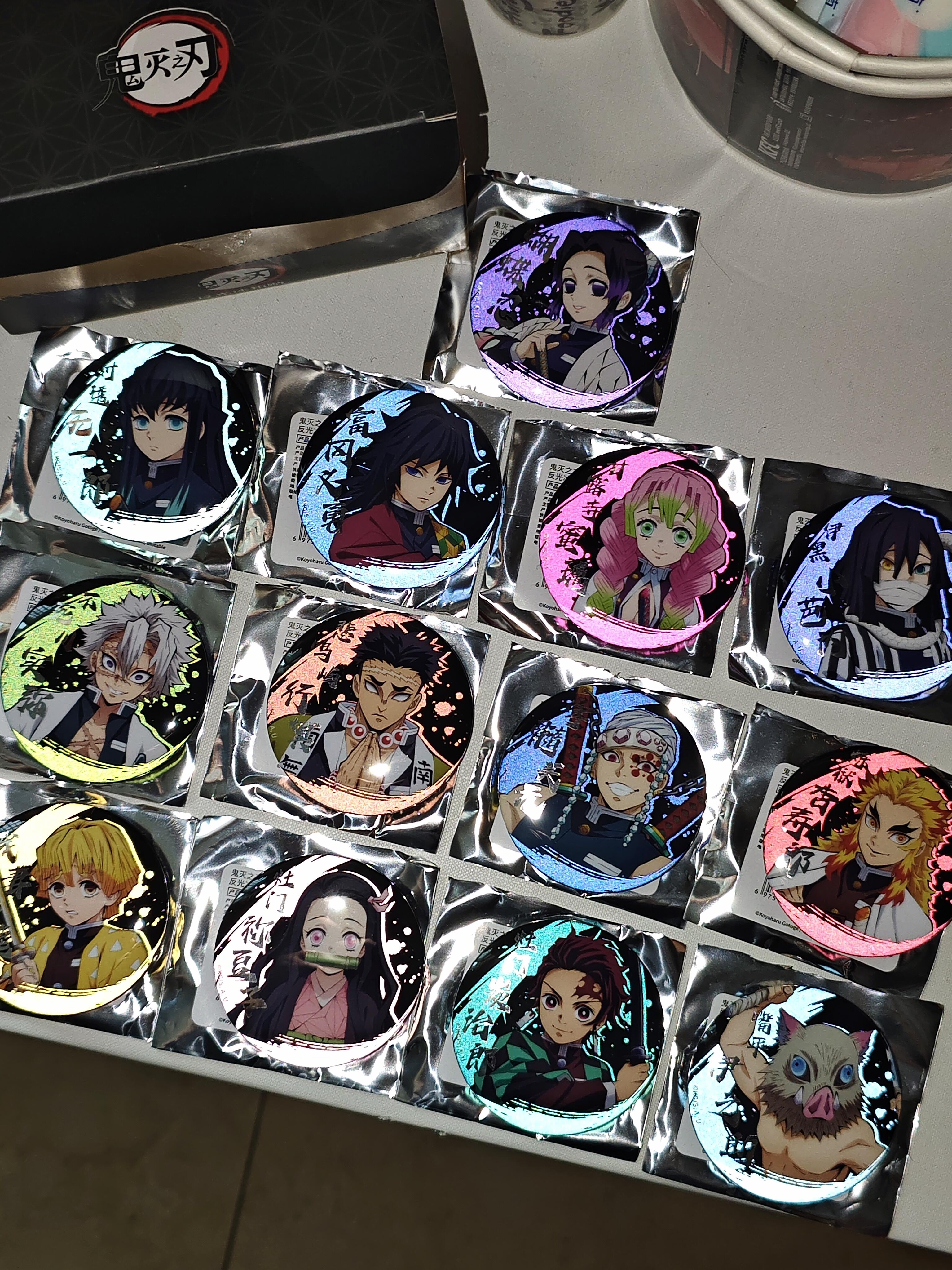 thumbnail for Demon Slayer: Infinite City Arc: Peripherals Toki Tokito, Giyu Tomioka, Reflective Bar Badge, Collection of Millet