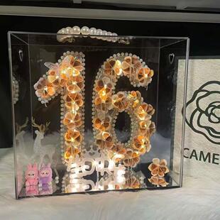 数字diy材料包生日周岁有钱花手工制作创意送女朋友老婆闺蜜礼物