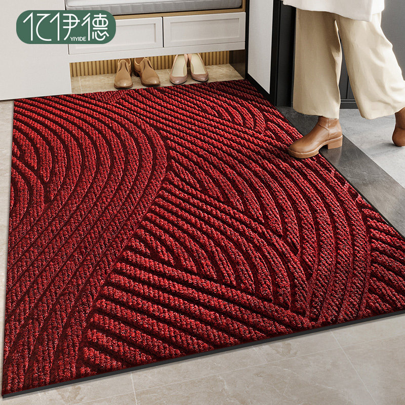 红色入户门地垫进门门口玄关门垫门外室外防滑脚垫可裁剪入门地毯,居家布艺,入户地垫,淘宝优惠券,粉丝福利购,淘宝优惠卷