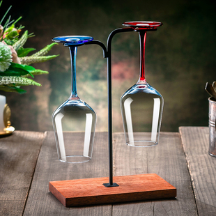 醒酒器2个酒具家用 玻璃杯高脚杯创意葡萄酒杯6只装 红酒杯套装 欧式