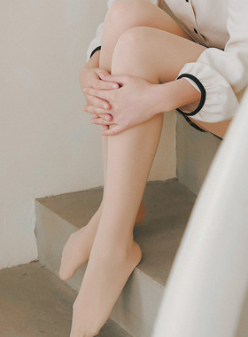 Einmal im Leben春夏丝袜磨皮美肌袜光腿神器女薄款肉色连裤袜