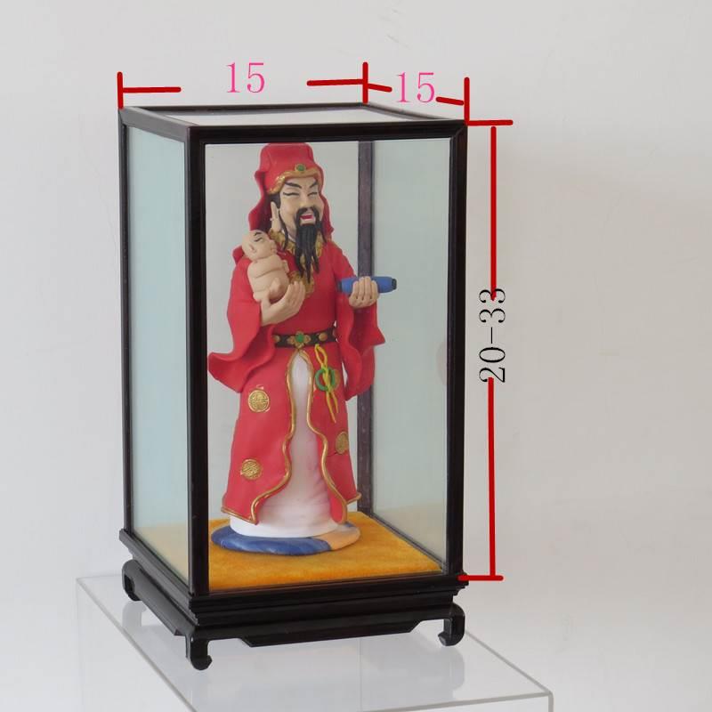 l展示盒 古典框架亚 克力防尘罩子 供奉塔 模型罩像佛 工罩艺品盒