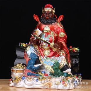 新款钟馗神像树脂钟馗家居佛堂供奉摆件坐钟馗镇宅馗像真身