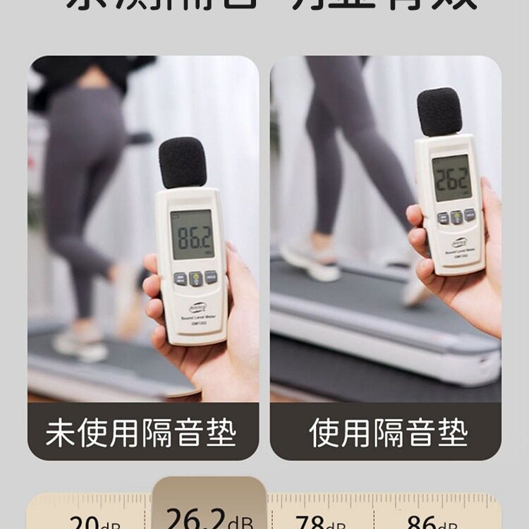 跑步机减震垫子家用超静音防震隔音地垫专业加厚防滑椭圆机垫