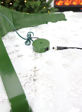 新款仿真圣诞树户外加密装饰360cmPE商场节日装饰绿色旋转脚