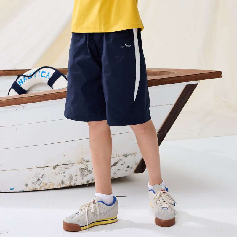 NAUTICA/诺帝卡童装男童女童短裤夏季儿童机能五分裤轻薄经典搭配