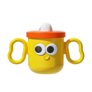 儿童水杯牛奶杯不锈钢刻度吸管杯宝宝家用便携喝水喝奶杯学饮杯