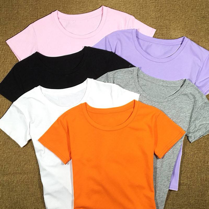 T恤Women summer tops blouse shirt girl short sleeve t shirt