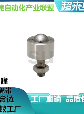 螺帽固定型法兰安装钢珠滚轮BCHF27/30/39/48