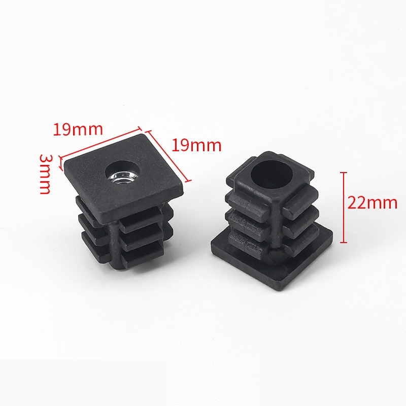 不锈固定管盖优质管堵m8*20*50内牙孔堵塞m8*40*40m8*22脚垫丝扣