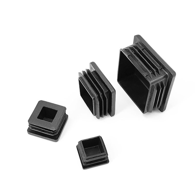 管帽堵头孔塞胶塞封口盖不锈钢方管塞脚垫护栏304方内闷头展架19*