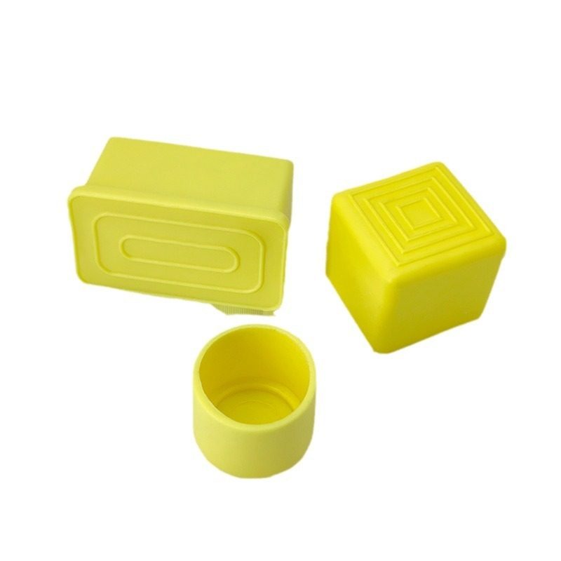 40mm黄色方管套管盖帽管保长方形腿保护25×护栏盒装管封口O型PVC
