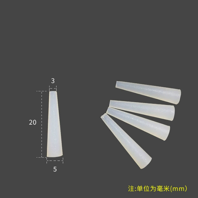 喷涂硅胶塞子堵孔锥形方管灰尘实验室塞头2*4*20补漆圆锥形订制