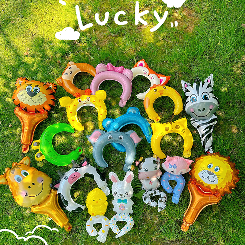 六一儿童节卡通铝膜气球手持棒