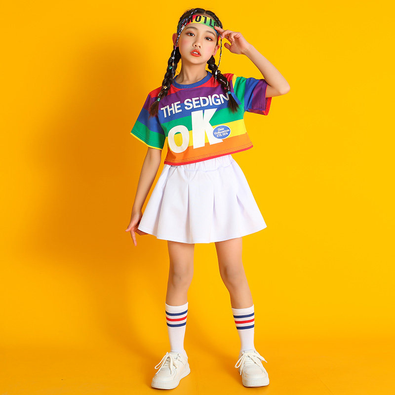 儿童啦啦队啦啦操街舞潮服演出服