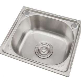 水槽304不锈钢大小单槽 洗手盆单盘水斗洗衣池 洗碗池 厨房洗菜盆