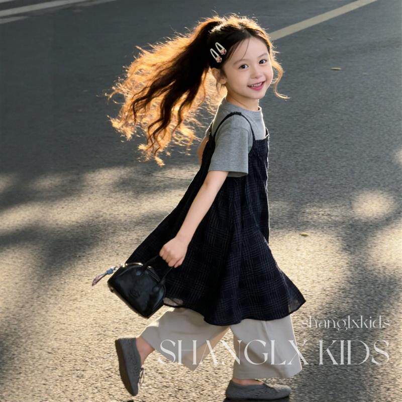 女童时尚套装洋气时髦裙子韩范女孩夏季2026新款儿童超火童装夏装