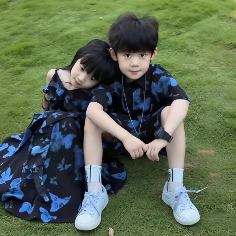 男女童兄妹姊弟装夏装套装2026新款夏季儿童套装小孩夏天衣服女孩