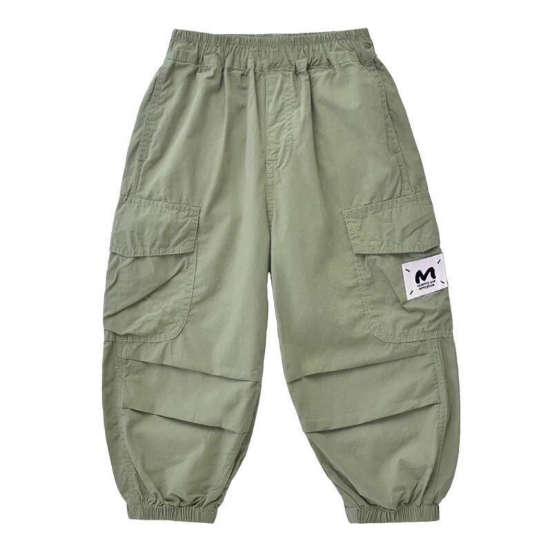 男童裤子夏季薄款防蚊裤宝宝工装裤夏天帅气中小童儿童休闲裤潮酷