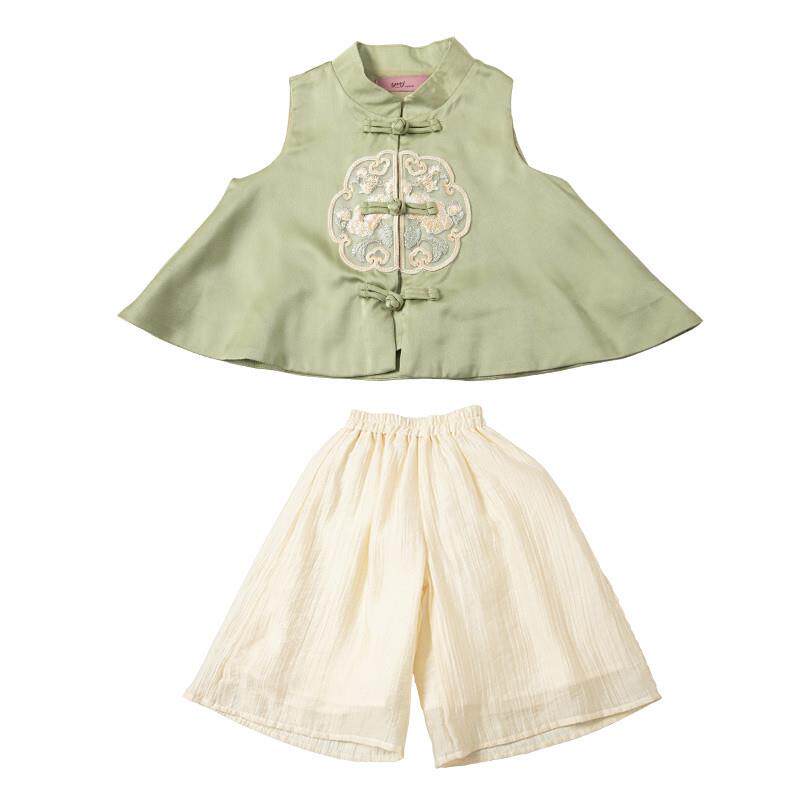 女童国风套装夏季2025新款儿童超好看夏装衣服宝宝夏日新中式汉服