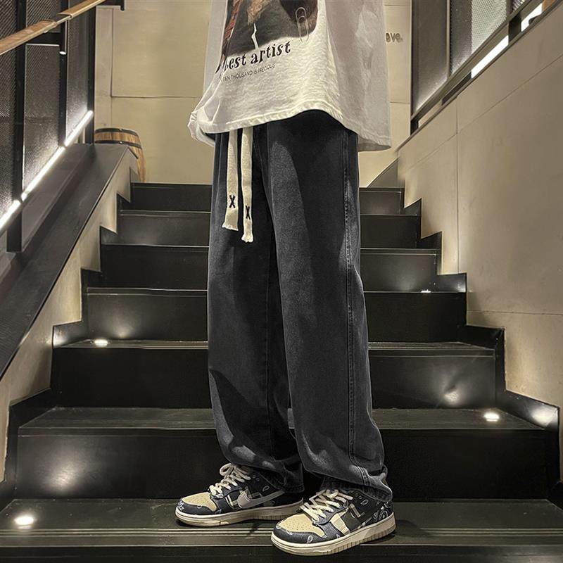 童装男童牛仔裤春秋2025新款百搭儿童直筒痞帅风长裤子中大童春装