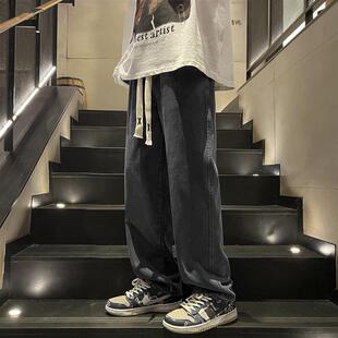 童装男童牛仔裤春秋2025新款百搭儿童直筒痞帅风长裤子中大童春装