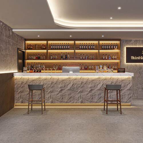 酒吧操作台吧台咖啡店酒馆前台2026新款吧台清吧接待台工业风夜店