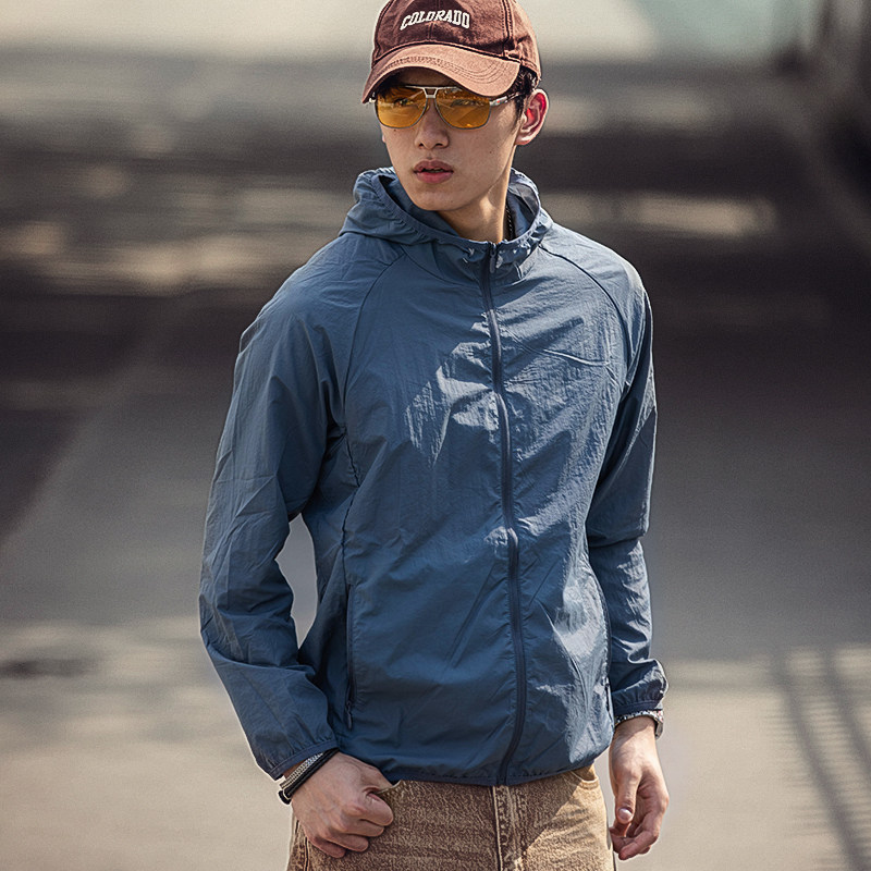 鹿畔UPF50+速干 干透气防晒衣男2025夏季薄款户外徒步登山防水溅,男装,时尚防晒服,淘宝优惠券,粉丝福利购,淘宝优惠卷