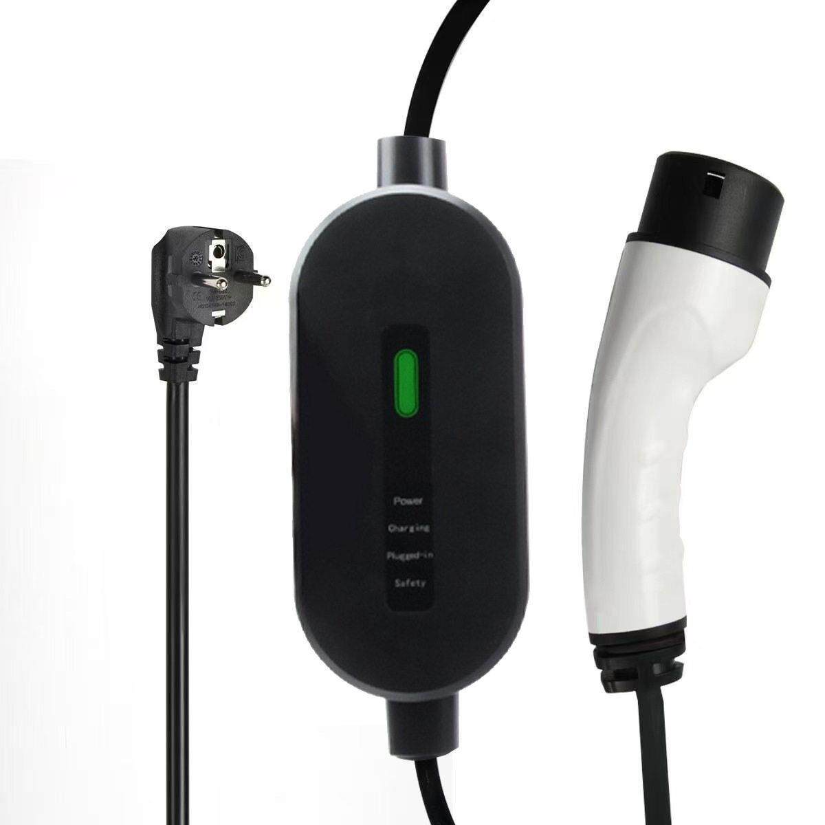 欧标美标国标IP55新能源电动汽车充电器随车充.5KW家用便携式充