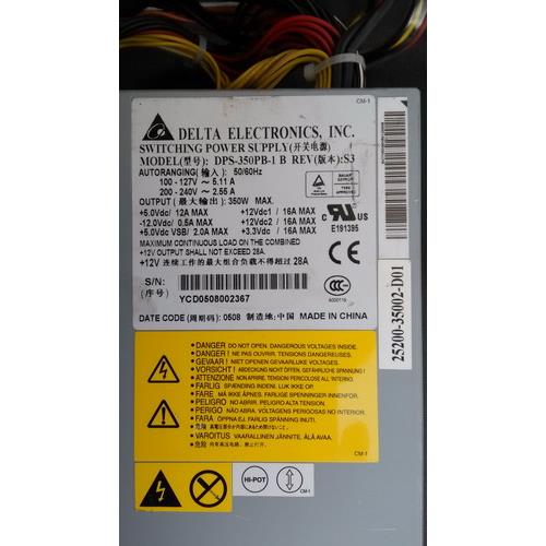 原装拆机台达 DPS-350PB-1 B REV:S3 1U服务器电源 2组特殊接口