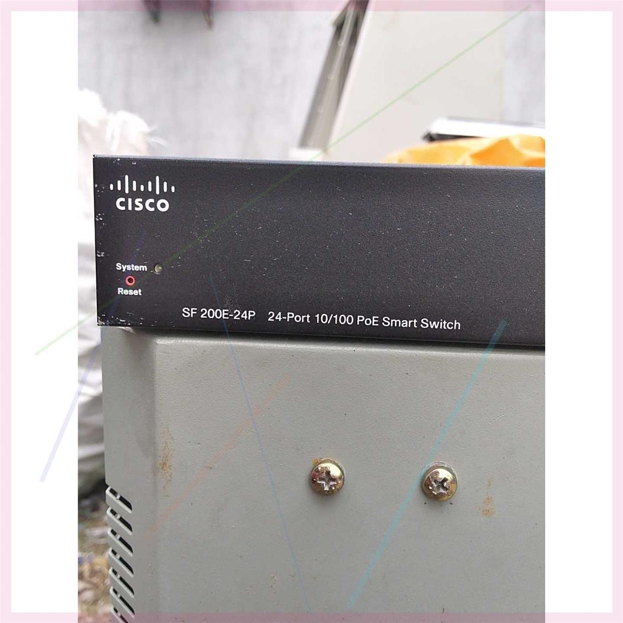 Cisco/思科Cisco SF200E-24P 12口百兆