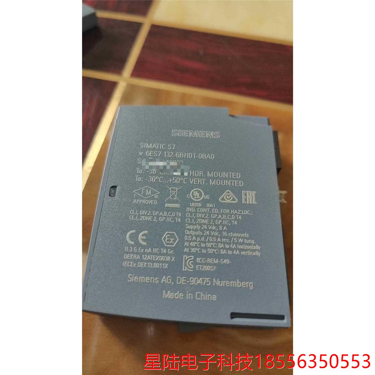 6ES7132-6BH01-0BA0有需要的联系冲新功能正常