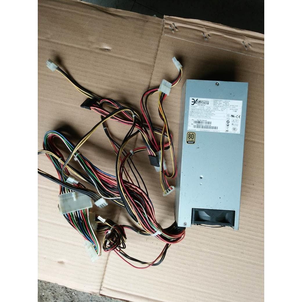 原装3Y Power YM-7501B 额定500W 80PLUS  2U服务器电源 双CPU8P