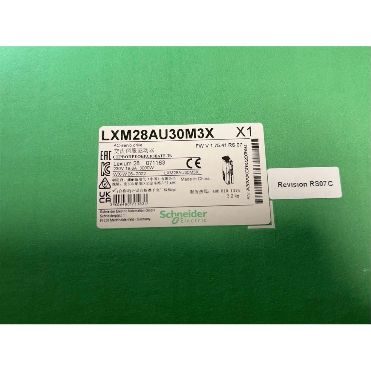 施耐德全新原装LXM28AU30M3X(Lexium28 I