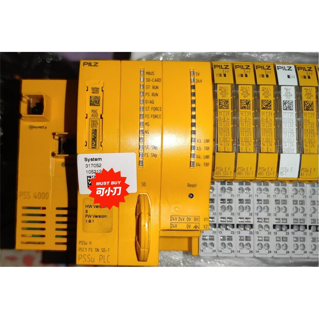 PILZ皮尔兹PSS4000  PSSU PLC 模块组件,询价$