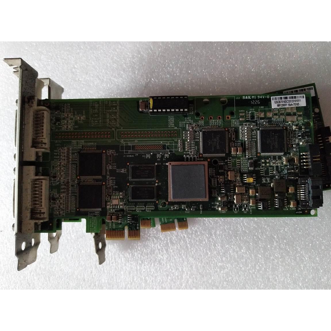 原装pci-e工业设备工控机卡 GSCB7016SC MP128001 16CH-7016S询价