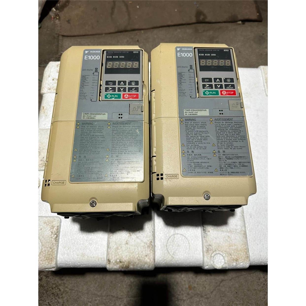 安川CIMR-EB4A0005FAA-2.2kw，图片为实物